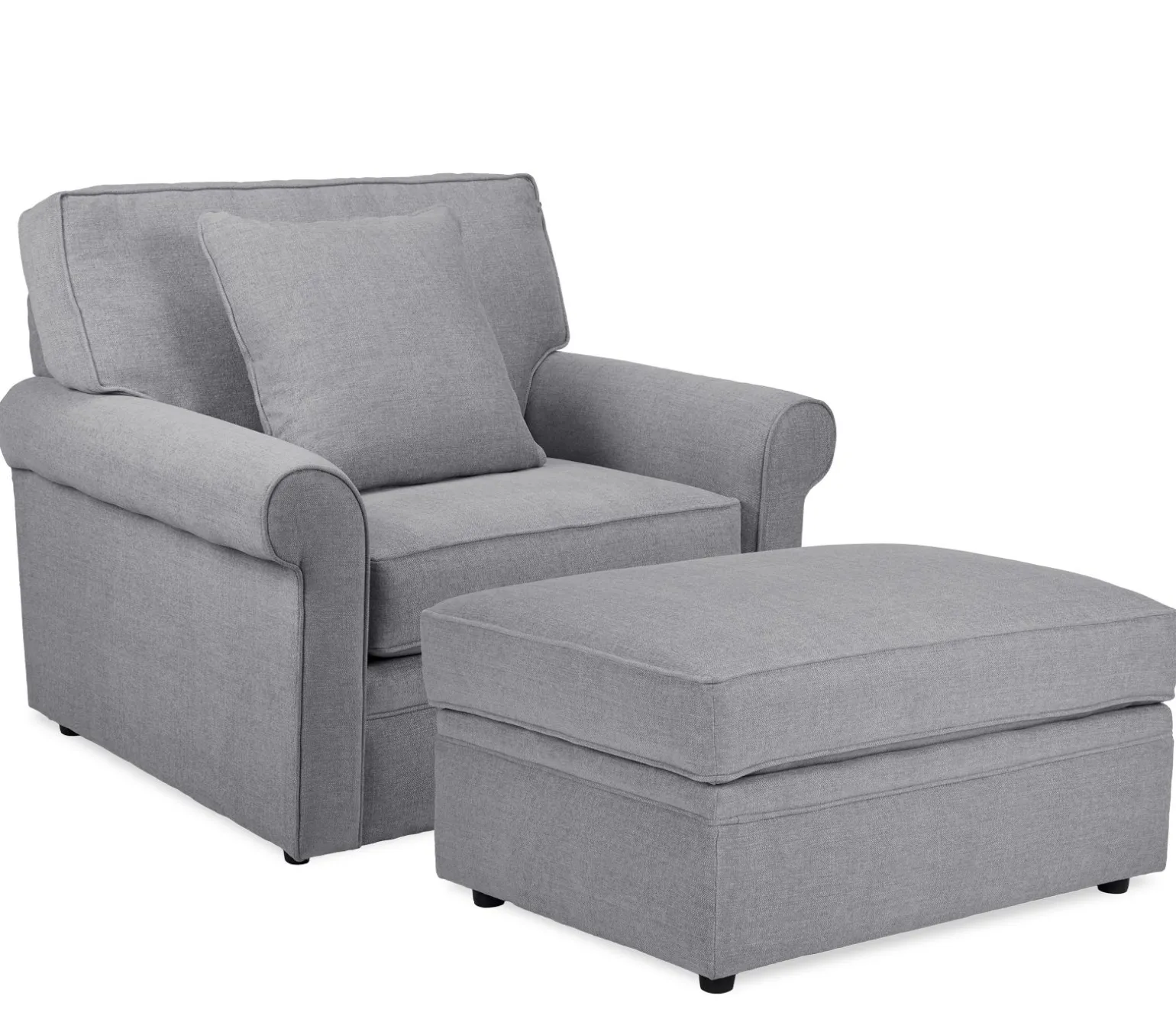 Stuart Chair & a Half - Gray
