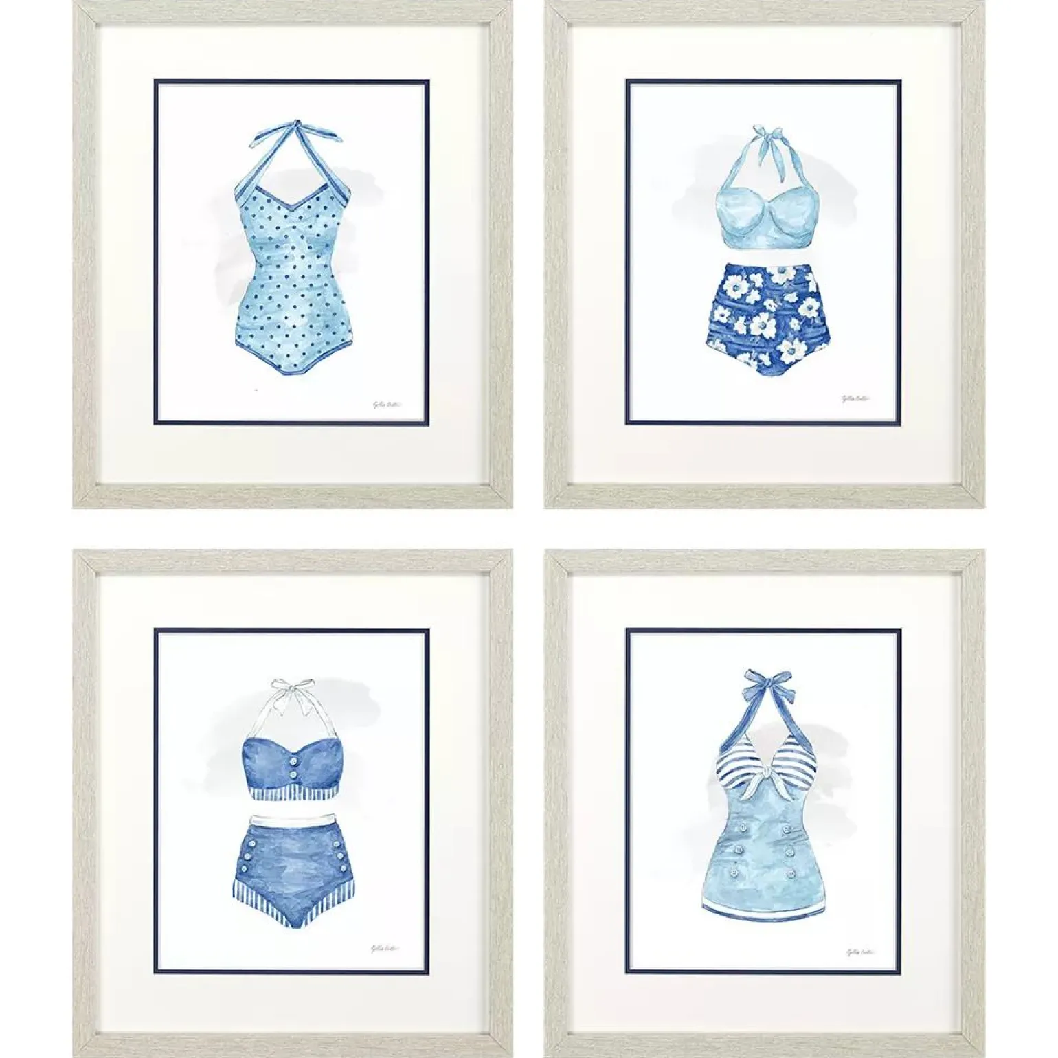 Swimsuits Blue Set