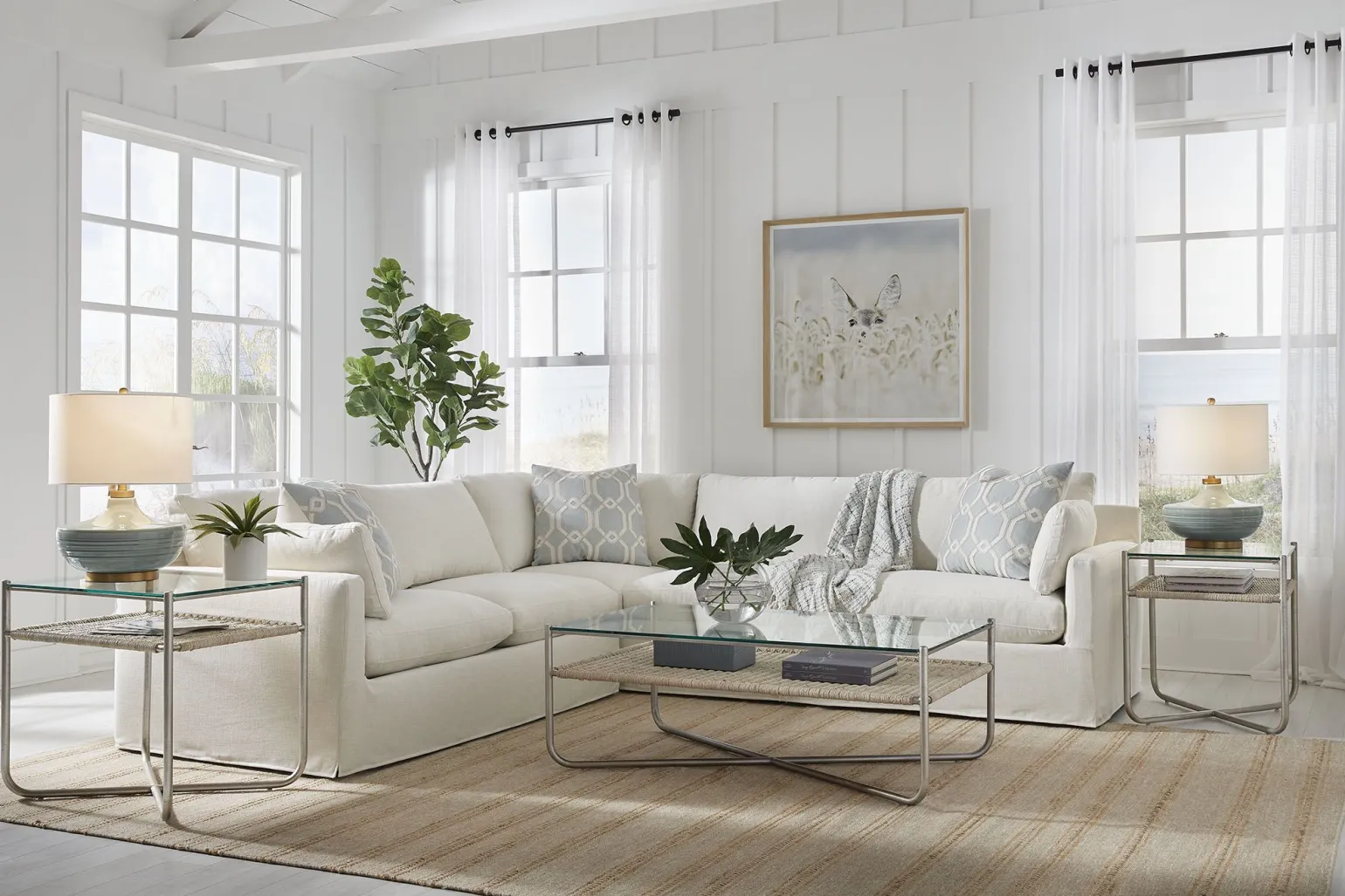 Sydney 2 PC Sectional RSE 3 Seat Corner, LSE 2 Seat End