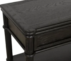Toulouse 1-Drawer Nightstand - Black