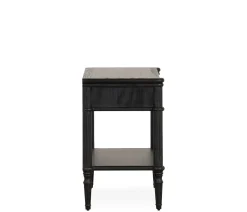 Toulouse 1-Drawer Nightstand - Black