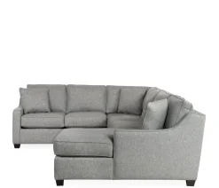 Twilight 3-Piece Sectional LHF Sofa w/ Armless Apt. Sofa, RHF Chaise
