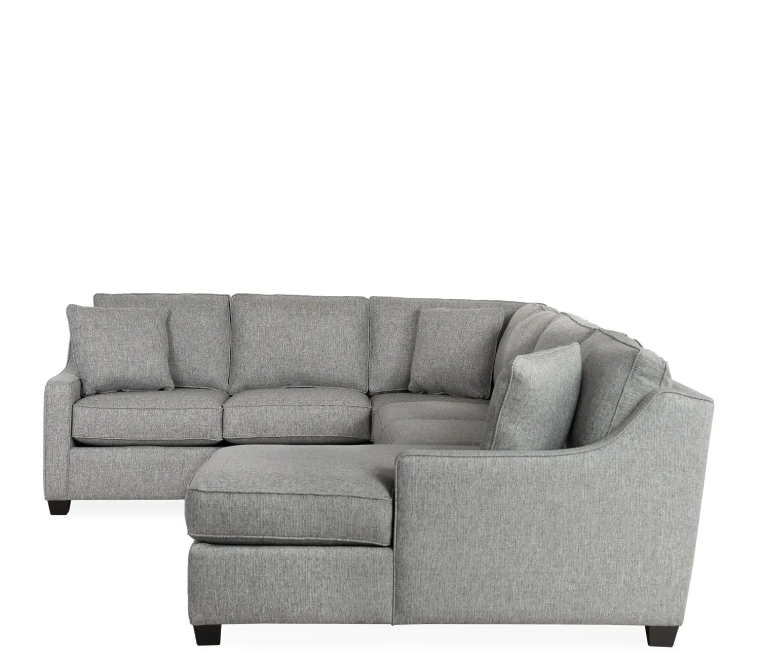Twilight 3-Piece Sectional LHF Sofa w/ Armless Apt. Sofa, RHF Chaise