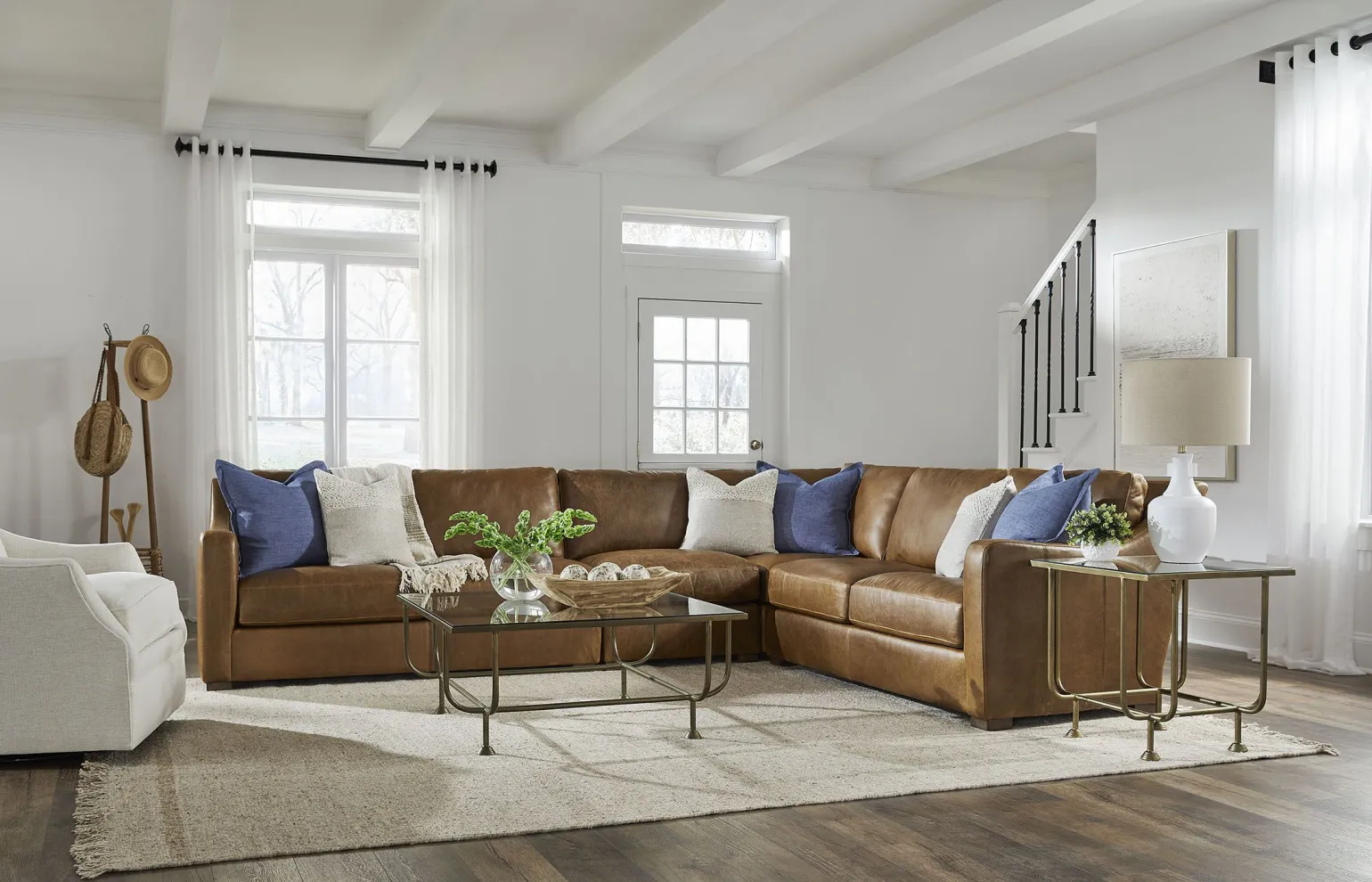 Ventura 4pc Sectional - LAF Loveseat, Armless, Corner, RAF Loveseat