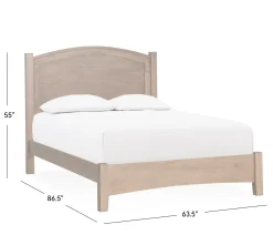 Wellington Queen Bed - Almond