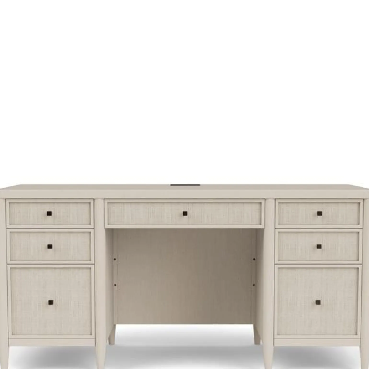 Wilmington Executive Desk - White Sand