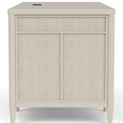 Wilmington Executive Desk - White Sand