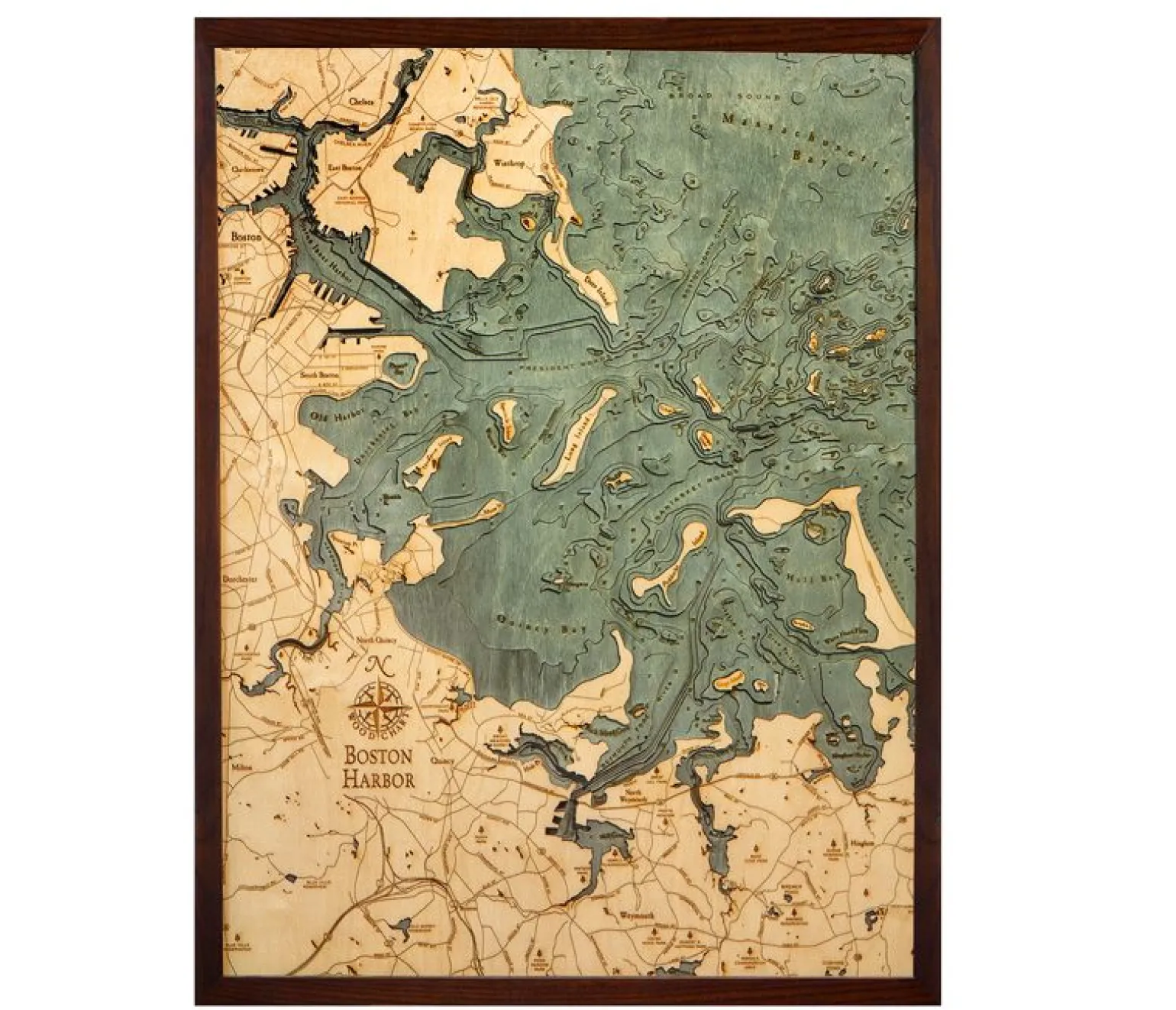 Wood Chart - Boston Harbor