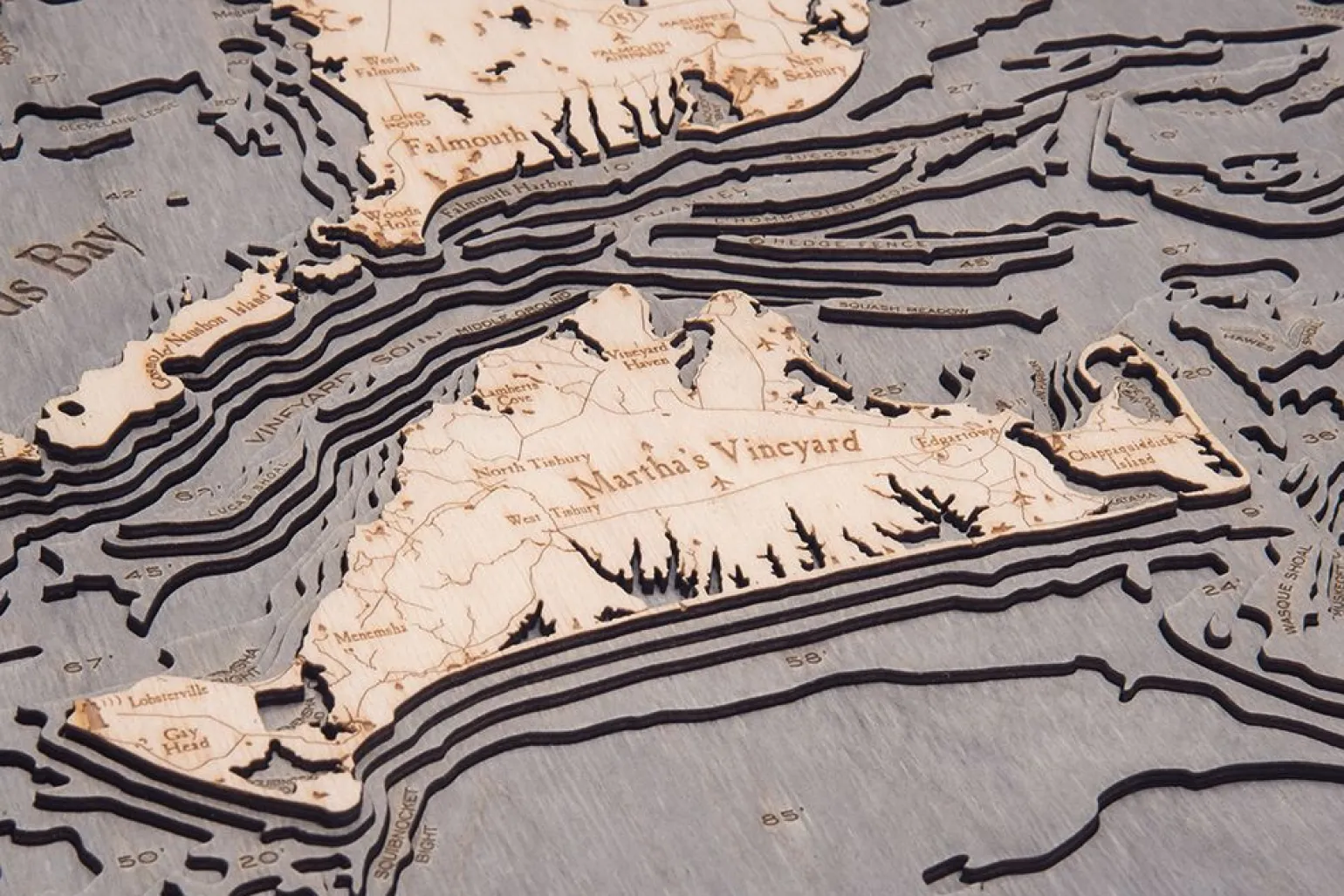 Wood Chart Grey - Cape Cod