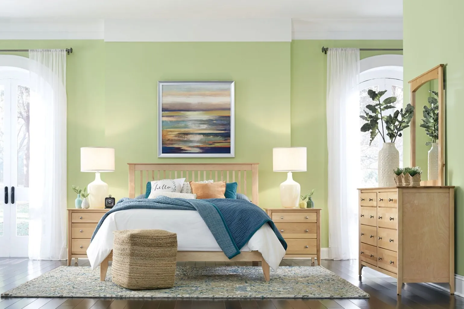 Woodstock King Slat Bed
