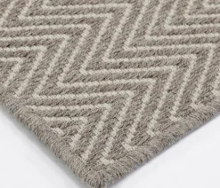 Zigzag Rug - Khaki - 5' x 7'6