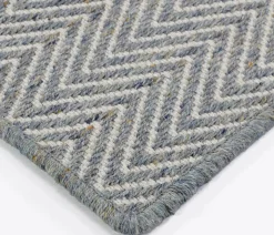 Zigzag Rug - Sky - 5' x 7'6